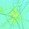 Tanta topographic map, elevation, terrain