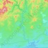 Bemm River topographic map, elevation, terrain