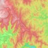 Bell topographic map, elevation, terrain