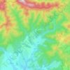 Kľačno topographic map, elevation, terrain