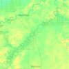 Beringin Makmur I topographic map, elevation, terrain