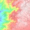 Na'oor Sub-District topographic map, elevation, terrain