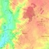 Raydon topographic map, elevation, terrain