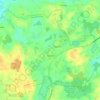 Holzdorf topographic map, elevation, terrain