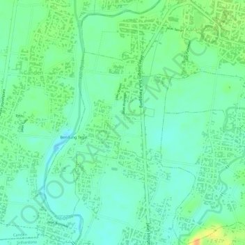 Kebonagung topographic map, elevation, terrain