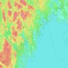 Åmåls kommun topographic map, elevation, terrain