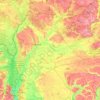 Chernihiv Oblast topographic map, elevation, terrain