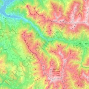 04340 topographic map, elevation, terrain