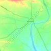 Manawar topographic map, elevation, terrain