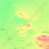 Navoiy Region topographic map, elevation, terrain