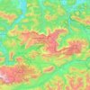 Totes Gebirge topographic map, elevation, terrain