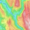 Tenay topographic map, elevation, terrain