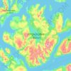 Ringvassøya - Ráneš topographic map, elevation, terrain