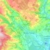 Bovey Tracey topographic map, elevation, terrain