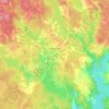 Clergoux topographic map, elevation, terrain