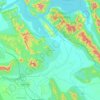 Nandalur topographic map, elevation, terrain