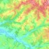 Varaignes topographic map, elevation, terrain