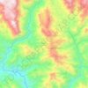 Santiago Amoltepec topographic map, elevation, terrain
