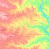 Corson County topographic map, elevation, terrain