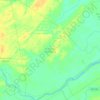 Kecamatan Tempuling topographic map, elevation, terrain