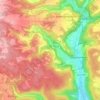 91364 topographic map, elevation, terrain