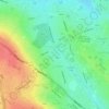 Deansgrange topographic map, elevation, terrain