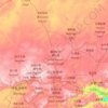 Ulanqab topographic map, elevation, terrain