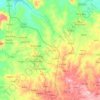 Xã Ea Drăng topographic map, elevation, terrain