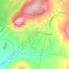 Victor topographic map, elevation, terrain