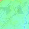 Baloda Tahsil topographic map, elevation, terrain