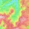 Ehrenberg topographic map, elevation, terrain