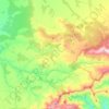 Serradilla del Llano topographic map, elevation, terrain