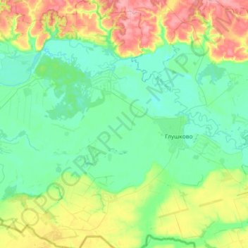 Званновский сельсовет topographic map, elevation, terrain