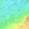 Middlesbrough topographic map, elevation, terrain