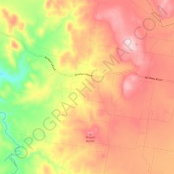 Invergowrie topographic map, elevation, terrain