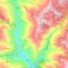 Tamakoshi topographic map, elevation, terrain
