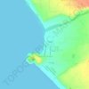 Caleta de Carquín topographic map, elevation, terrain