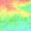 Comberton topographic map, elevation, terrain