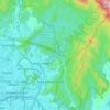 Ulu Kelang topographic map, elevation, terrain