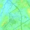 Hauxton topographic map, elevation, terrain