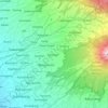 Dukun topographic map, elevation, terrain