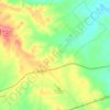 Kingsbury topographic map, elevation, terrain