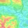 Новобаварський район topographic map, elevation, terrain