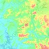 La Colorada topographic map, elevation, terrain