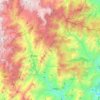 Pisba topographic map, elevation, terrain