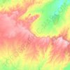 Rouached topographic map, elevation, terrain