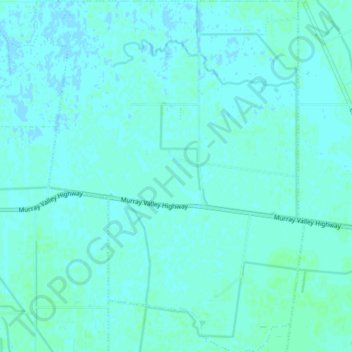 Cullen topographic map, elevation, terrain