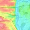 Mainstockheim topographic map, elevation, terrain