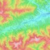 Lupeni topographic map, elevation, terrain