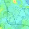 Deagon topographic map, elevation, terrain